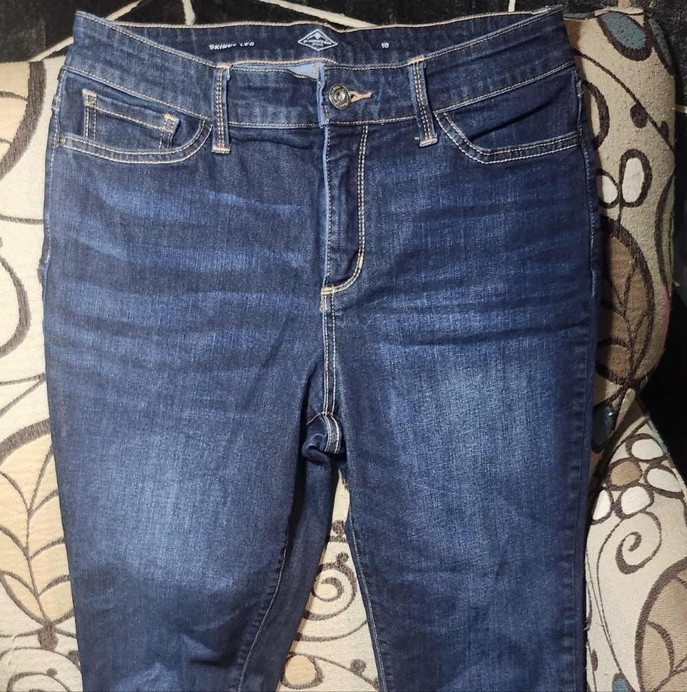 St. John's Bay Dark Blue Skinny Jeans